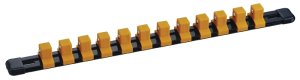 (image for) DEWALT DWMT75262OSP Socket Clip Rail, 12-Drive Clip, 14 in L, Aluminum