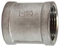 (image for) Midland Industries 62415BAG Pipe Coupling, 1 in, Stainless Steel, 300 psi Pressure