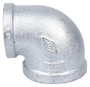 (image for) ProSource 2B-2X1-1/2G Reducing Pipe Elbow, 2 x 2 x 1-1/2 x 1-1/2 in, Threaded, 90 deg Angle, SCH 40 Schedule