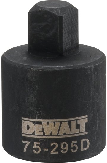 (image for) DEWALT DWMT75295OSP Reducing Impact Adapter, 3/4 in Drive, Female Drive, 1/2 in Output Drive, Male Output Drive