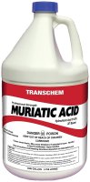 (image for) Sunbelt Chemicals MA1 Muriatic Acid, Liquid, Acrid, Pungent, Clear, 1 gal, Bottle
