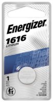 (image for) Energizer ECR1616BP Coin Cell Battery, 3 V Battery, 60 mAh, CR1616 Battery, Lithium, Manganese Dioxide