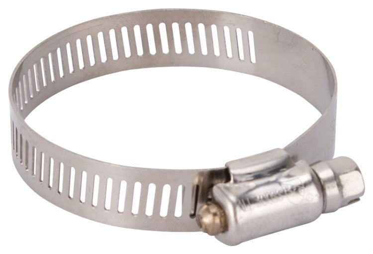 (image for) ProSource HCRSS28 Interlocked Hose Clamp, Stainless Steel, Stainless Steel