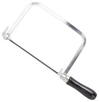 (image for) Vulcan JL52079 Coping Saw, 6 in L Blade, (3) 24 TPI, (1) 1 TPI and (1) 15 TPI TPI, Carbon Steel Blade, Ergonomic Handle
